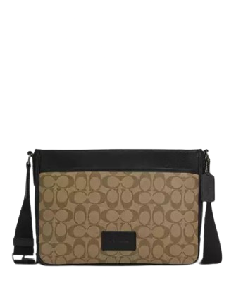 Coach District Crossbody Bag in Signature Canvas - Stylish & Durable Leather Shoulder Purse for Women, Perfect for Work, Travel & Everyday Use
