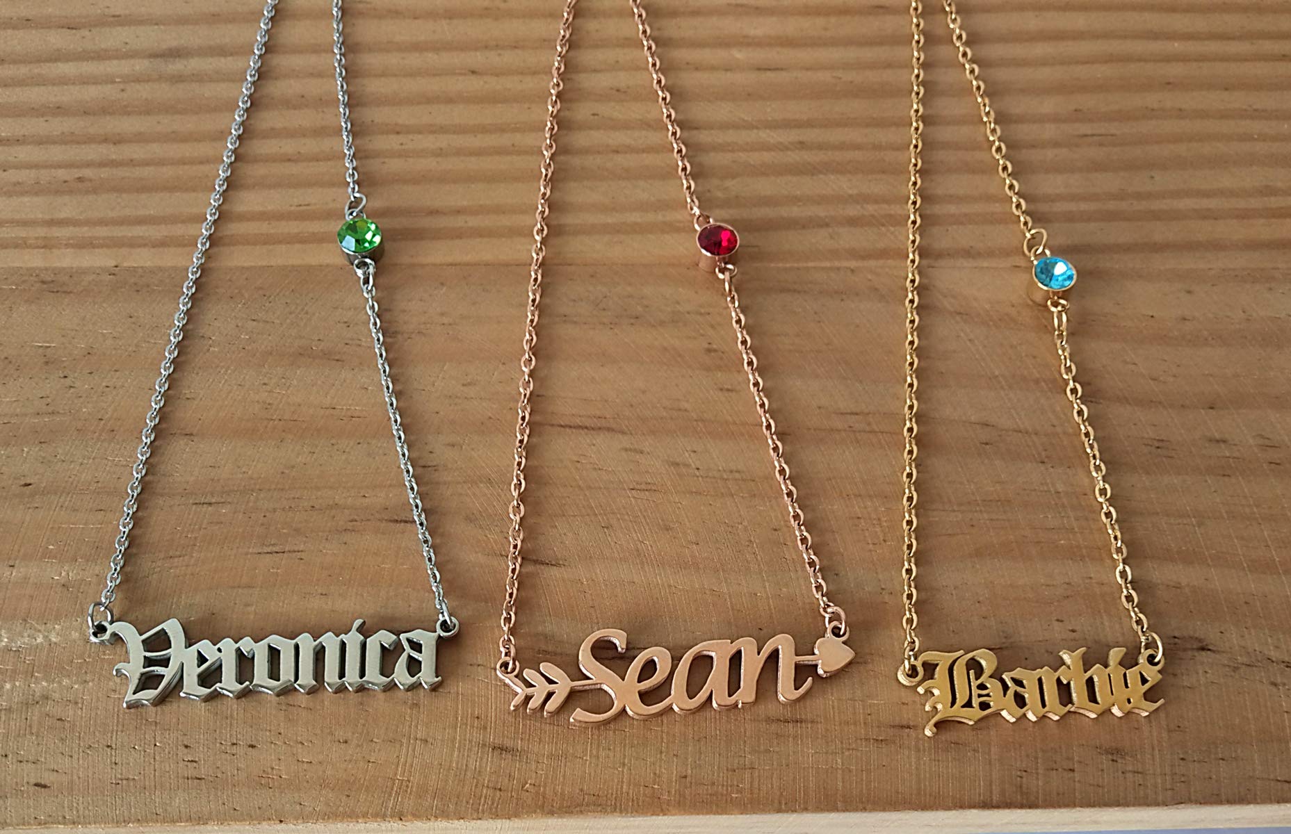 Custom Name Necklace Personalized Jewelry for Women - Engraved Any Name - Perfect Gift for Mom, Wife, Girlfriend - Birthday, Anniversary, Valentine's Day Gift Idea