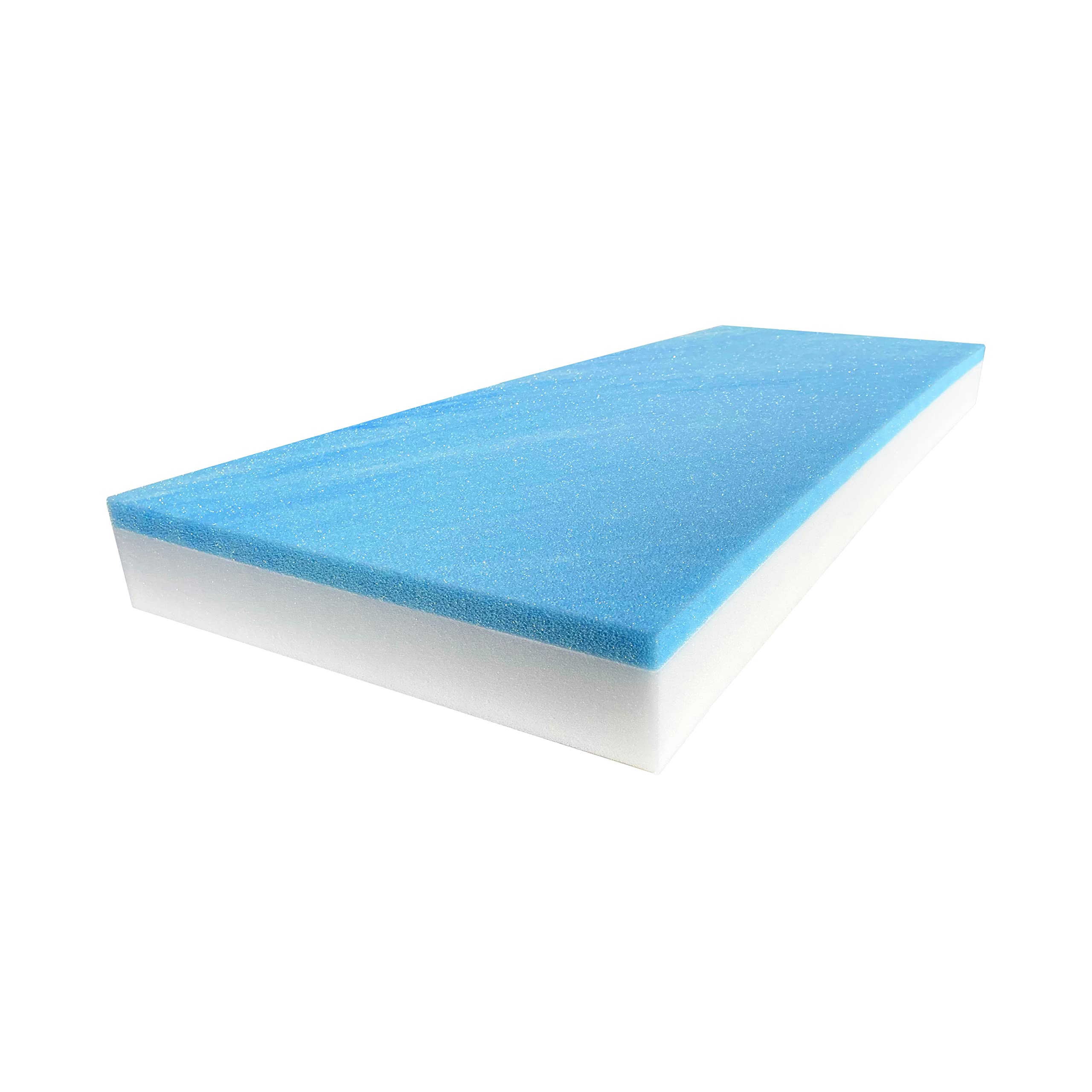 FoamRush 6x32x96 Inch Cool Gel Memory Foam Bench Cushion Replacement - Medium Firm Upholstery Foam for Couches, Sofas & Chairs | Seat Cushion & Mattress Topper | Made in USA | Perfect for Home, Office & Outdoor Furniture Comfort