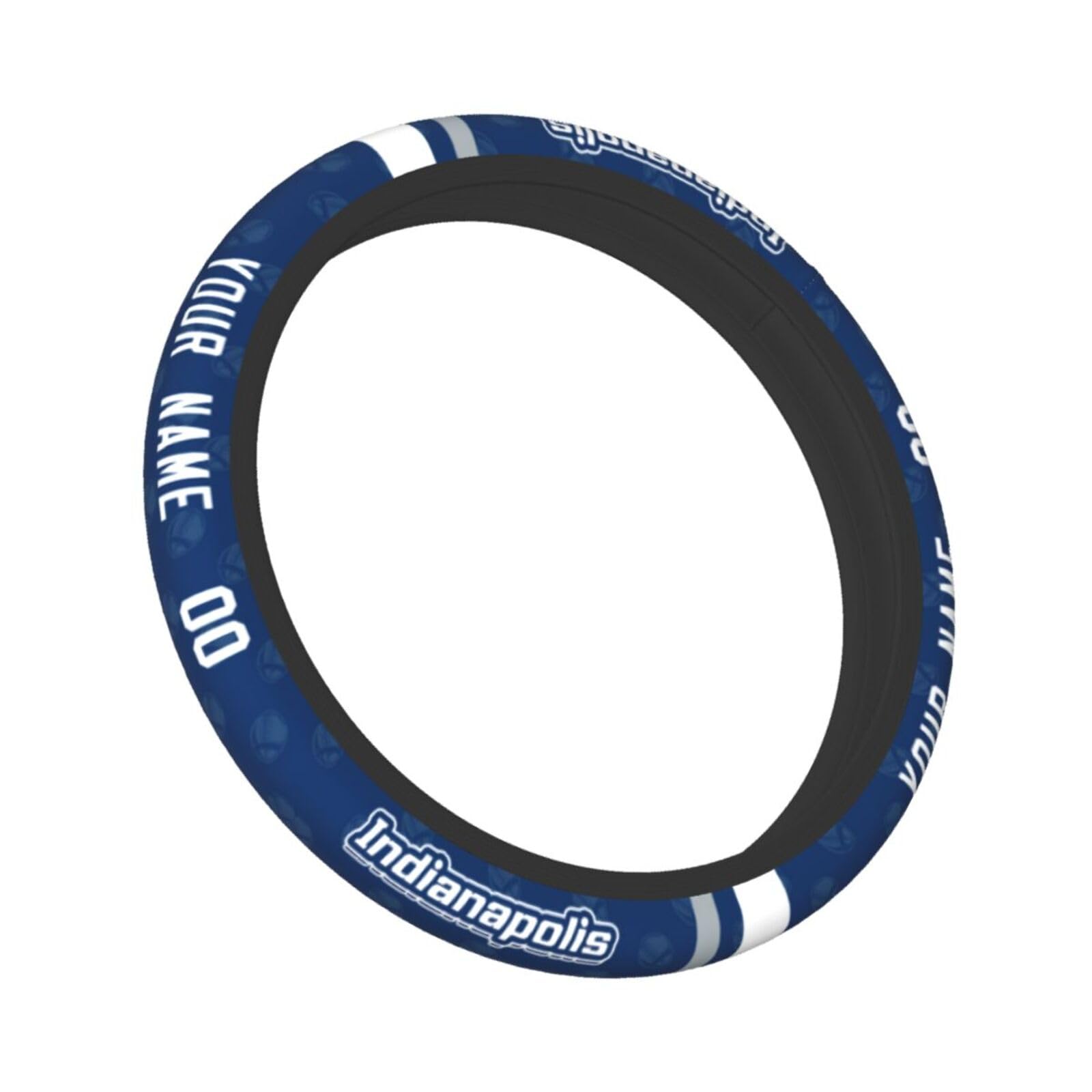 Custom Football Car Steering Wheel Cover - Anti-Slip & Sweat Absorption for Sedans, SUVs & Trucks - Perfect for Sports Fans