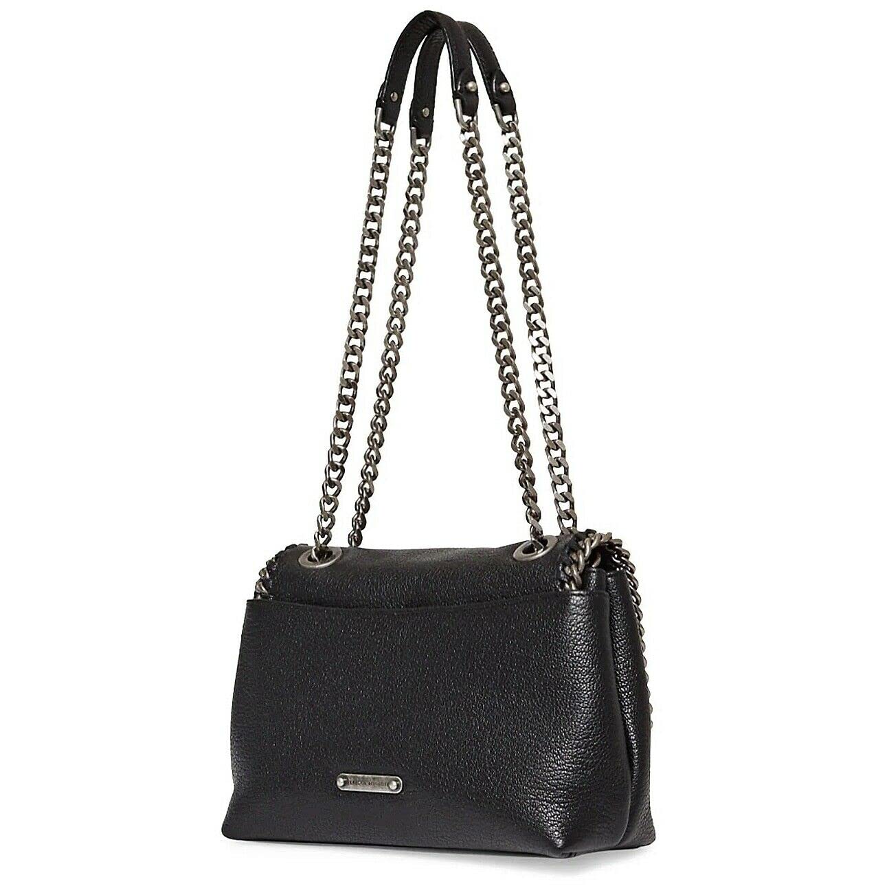 Rebecca Minkoff Women's Edie Woven Chain Crossbody Bag for Daily Use