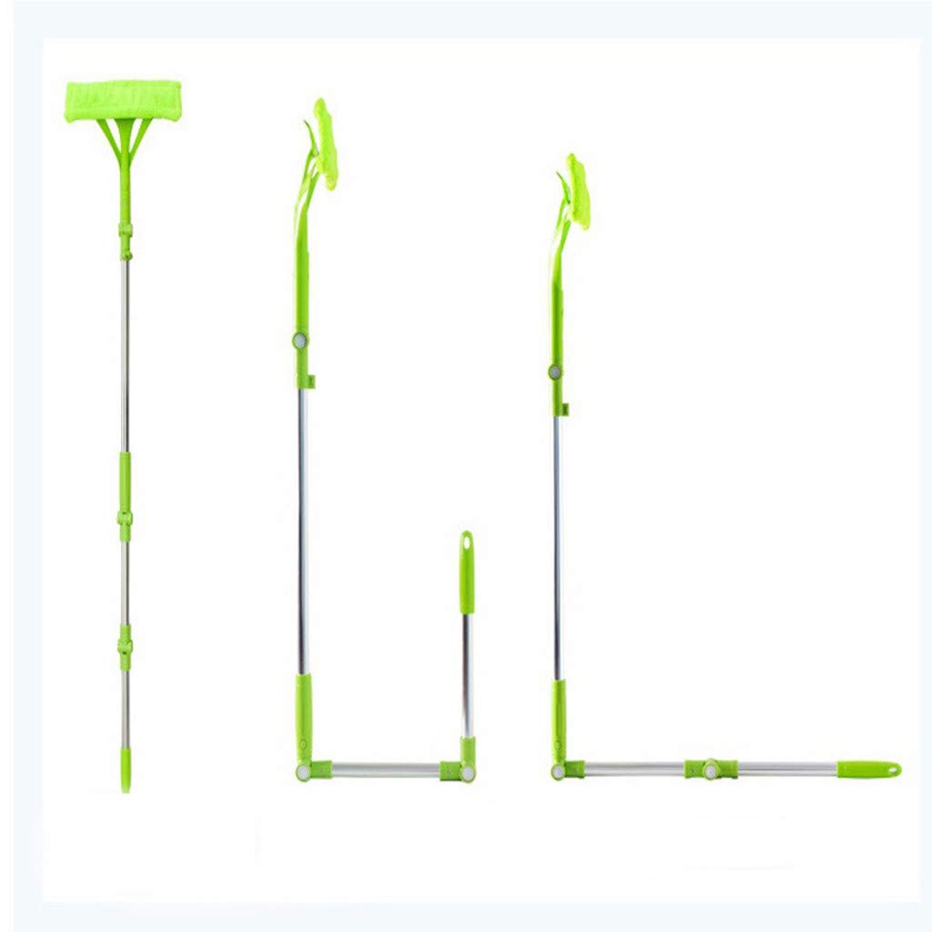Telescopic U-Shaped Window Cleaner Kit with Foldable Handle - Lightweight Extendable Squeegee & Sponge for Windows, Shower, Car, Mirrors - Perfect for High-Reach Cleaning at Home or Office