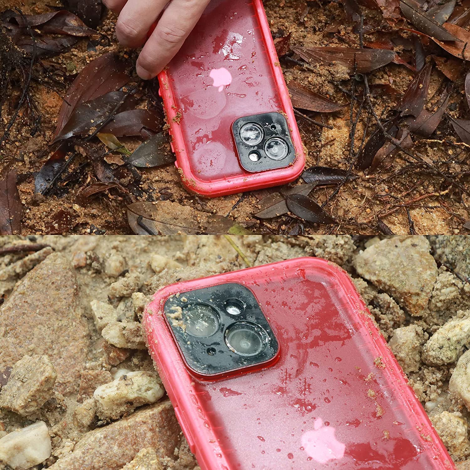 SPORTLINK iPhone 13 Pro Max Waterproof Case (6.7 Inch) - IP68 Certified Shockproof Dustproof Phone Cover with Built-in Screen Protector | Perfect for Swimming, Hiking & Outdoor Activities (Pink)