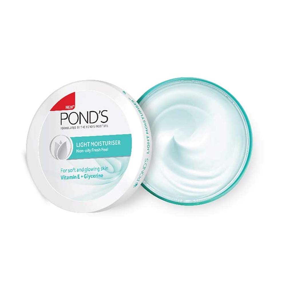 Pond's Lightweight Face Moisturizer Cream for Hydration & Glow, 75ml – Perfect for Daily Skincare Routine & Dry Skin Relief