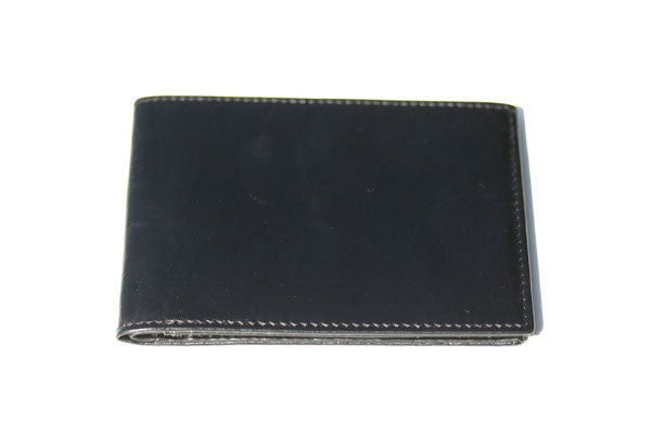 Premium Black Leather Notes & Cards Wallet - Stylish Organizer for Business Cards, IDs, and Cash - Perfect for Office, Travel, and Everyday Use
