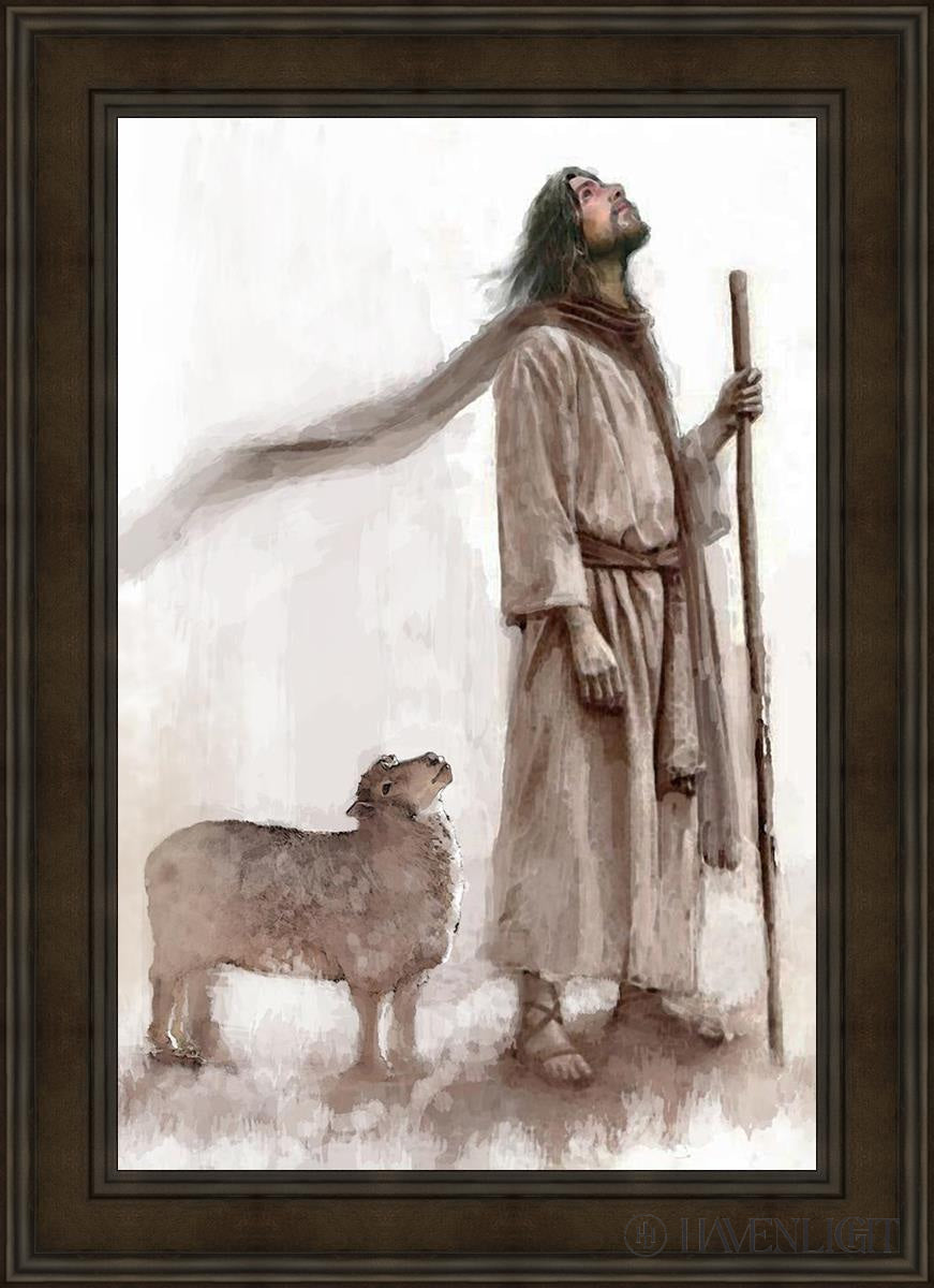 Look To Him By Yongsung Kim - Inspirational Christian Wall Art for Home & Office Decor - Perfect for Living Room, Bedroom, Church Gift