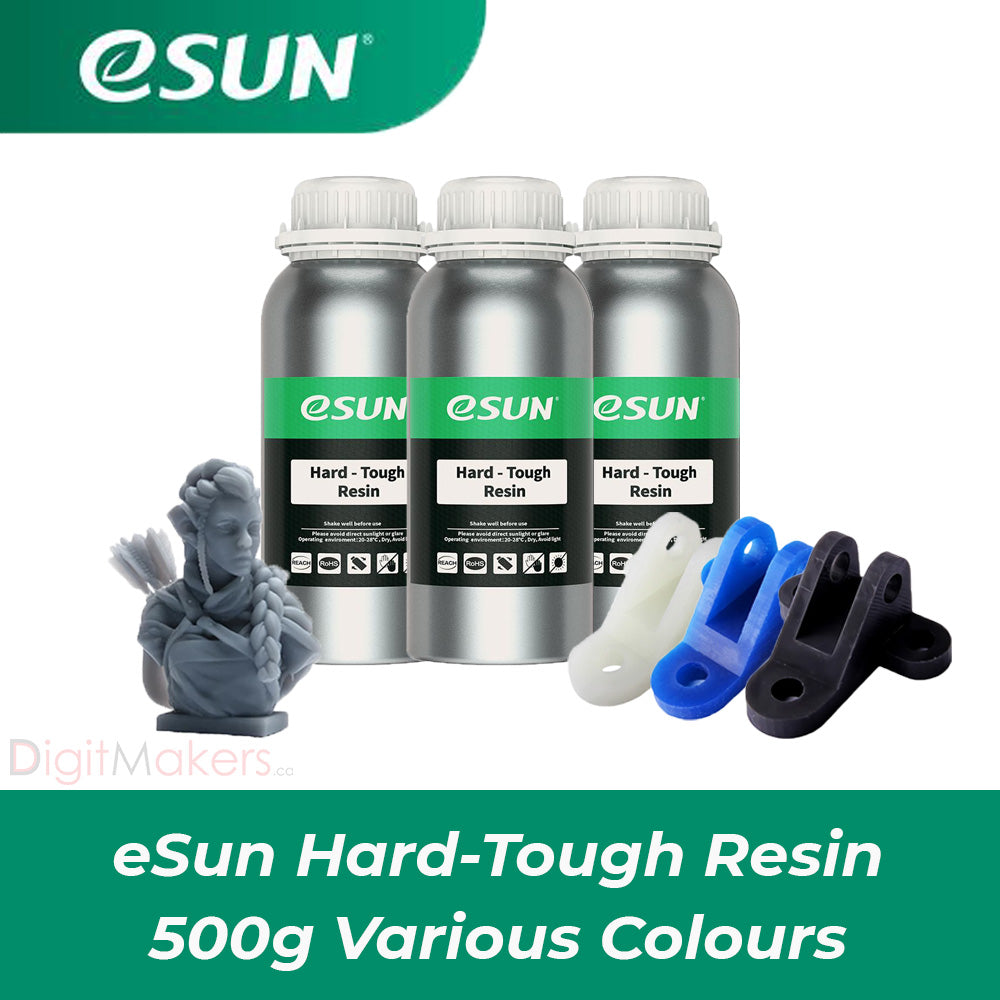 ESUN Hard Tough Resin - ABS-Like 3D Printing Resin for LCD Printers (500g) | High Strength, Durable | Multiple Color Options | Ideal for Prototyping, Miniatures & Functional Parts