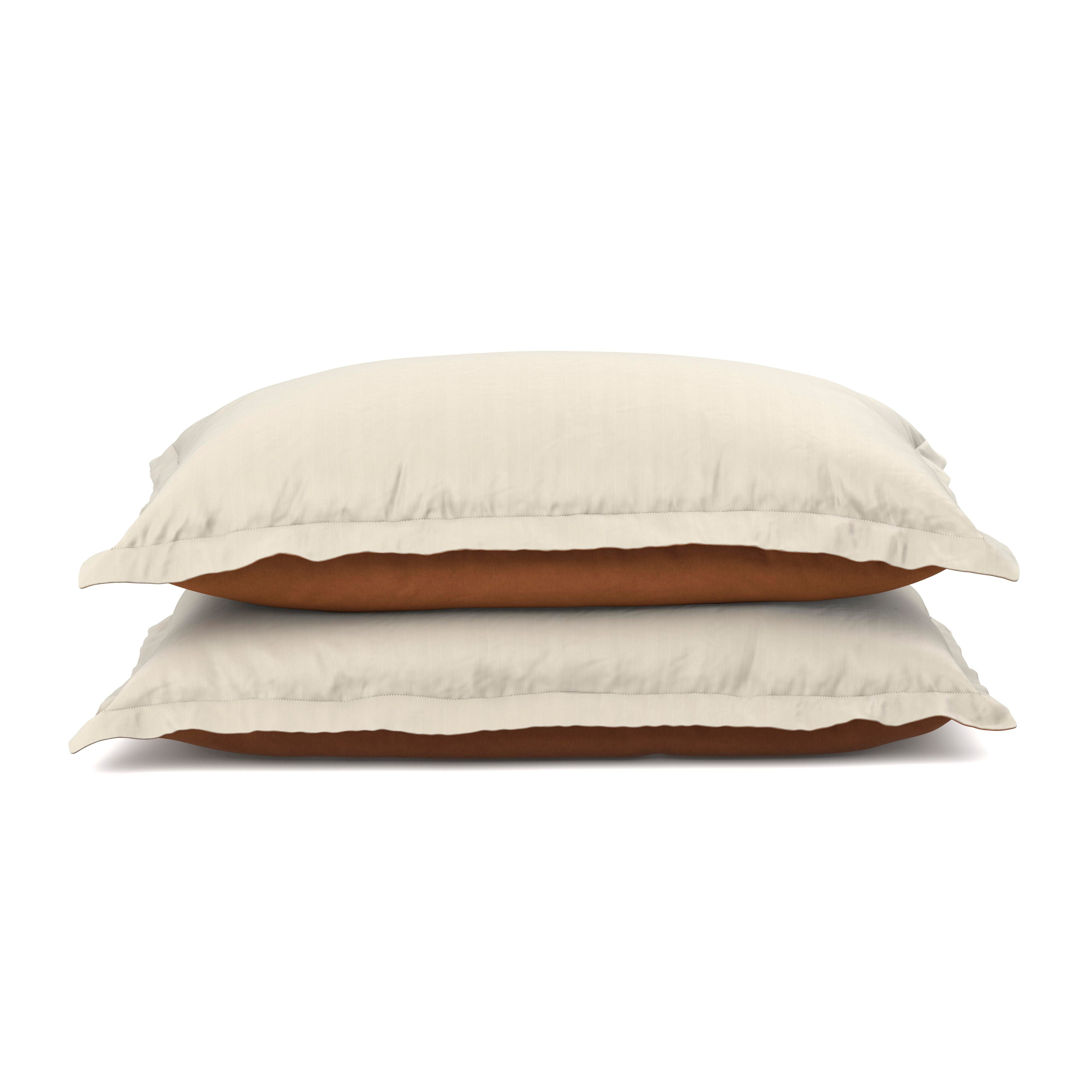 PureCare Soft Bamboo Pillow Sham Set - Breathable & Hypoallergenic for a Comfortable Sleep - Perfect for Bedroom, Guest Room, and Hotel Use