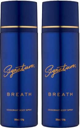 Signature Breath Deodorant Body Spray for Women - Long-Lasting Freshness, 400ml (Pack of 2) | All-Day Protection for Workouts, Office & Daily Use