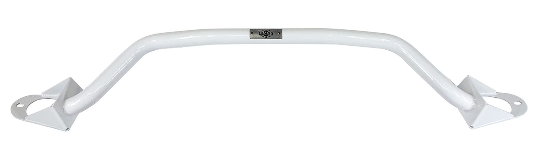 Performance Front Strut Brace for Dodge Challenger/Charger/Chrysler 300 (2011-2021) - White Powder Coated - Improves Handling & Stability for Street Racing & Track Days