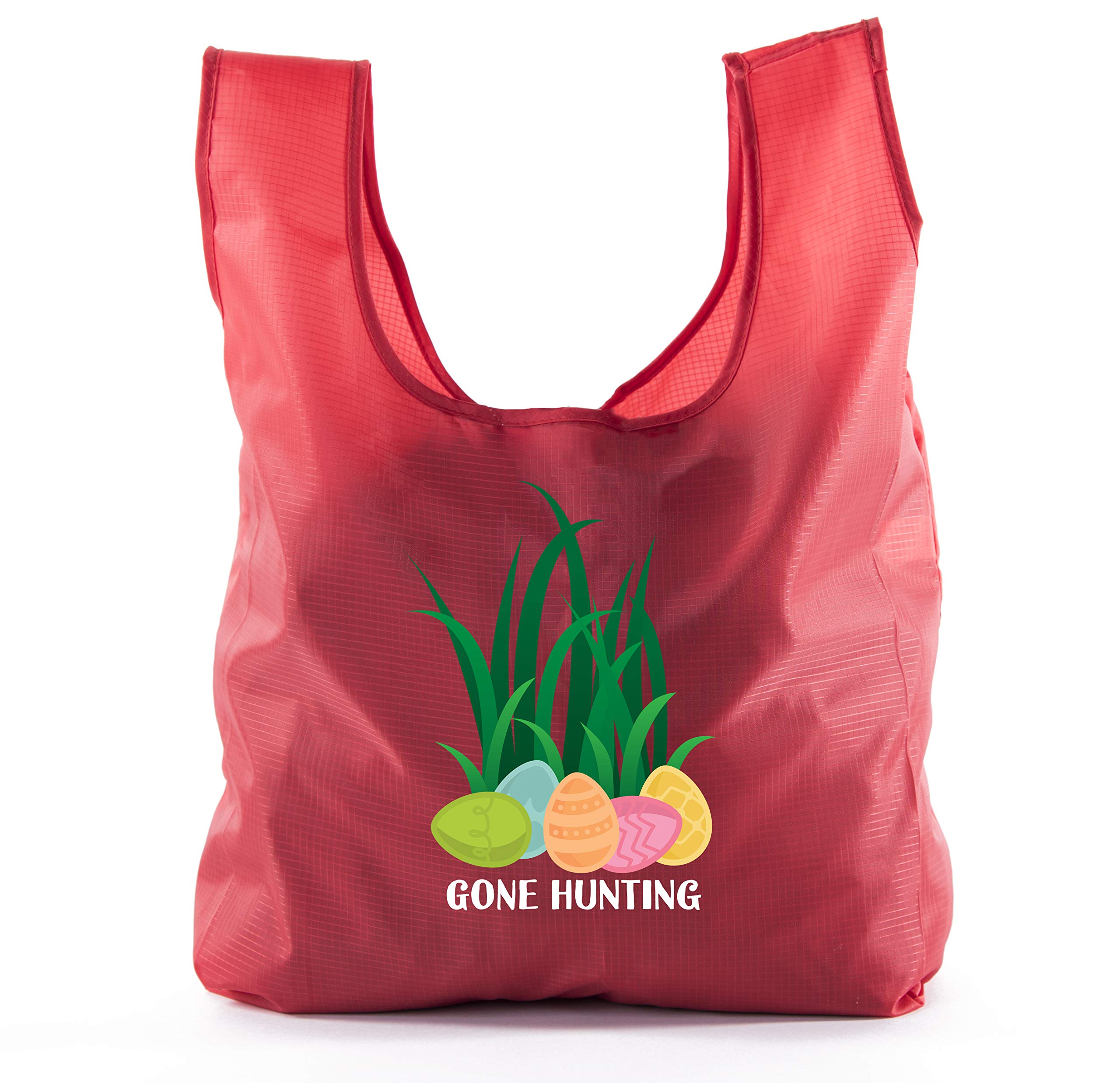Easter Basket Bags - Bulk Reusable Grocery Tote Bags for Easter Egg Hunt & Spring Celebrations | Perfect for Kids' Easter Party Favors, Church Events & Family Gatherings