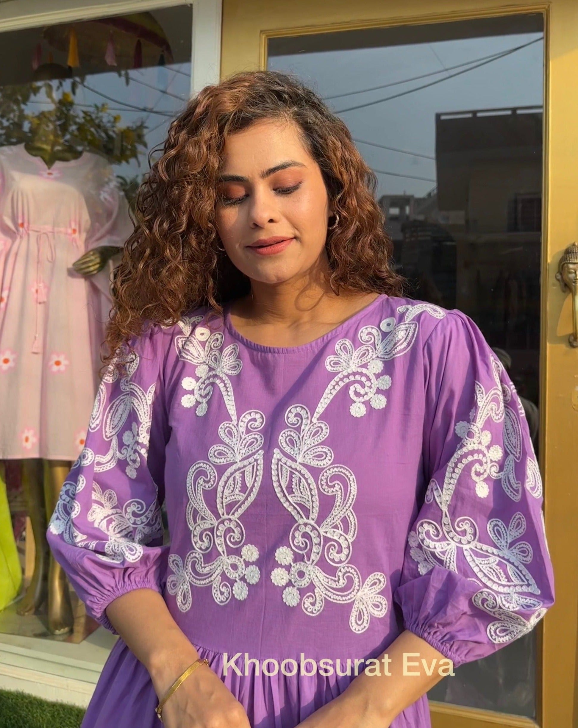 Elegant Purple Summer Dress for Women - Perfect for Beach Parties, Weddings & Evening Events