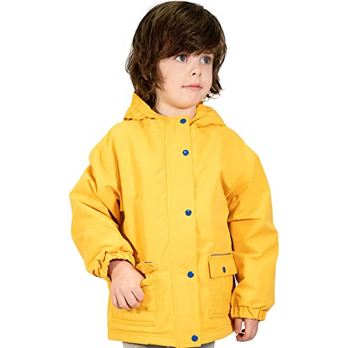 Fleece-lined: Yellow