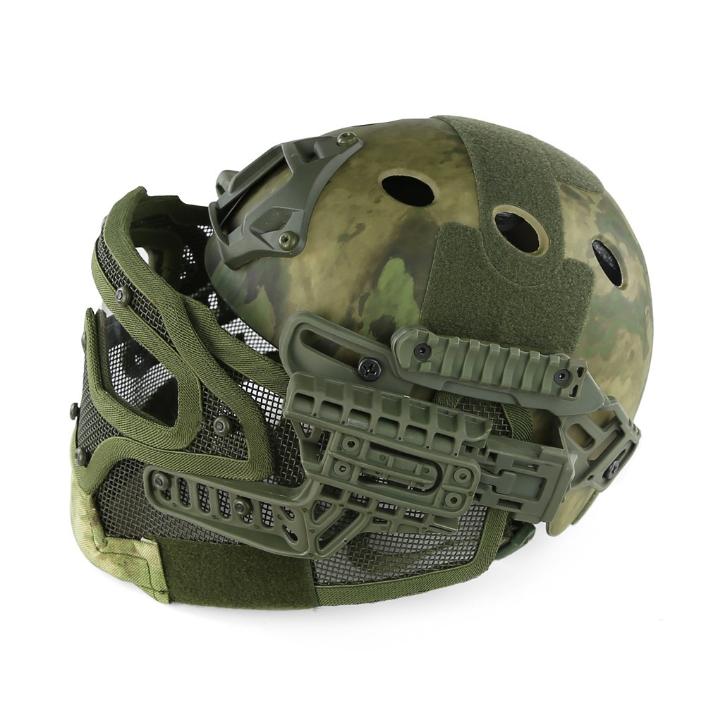 Tactical G4 Protective Helmet System with Goggles - Military Grade Airsoft, Paintball & Hunting Gear for Outdoor Combat Simulation & War Games