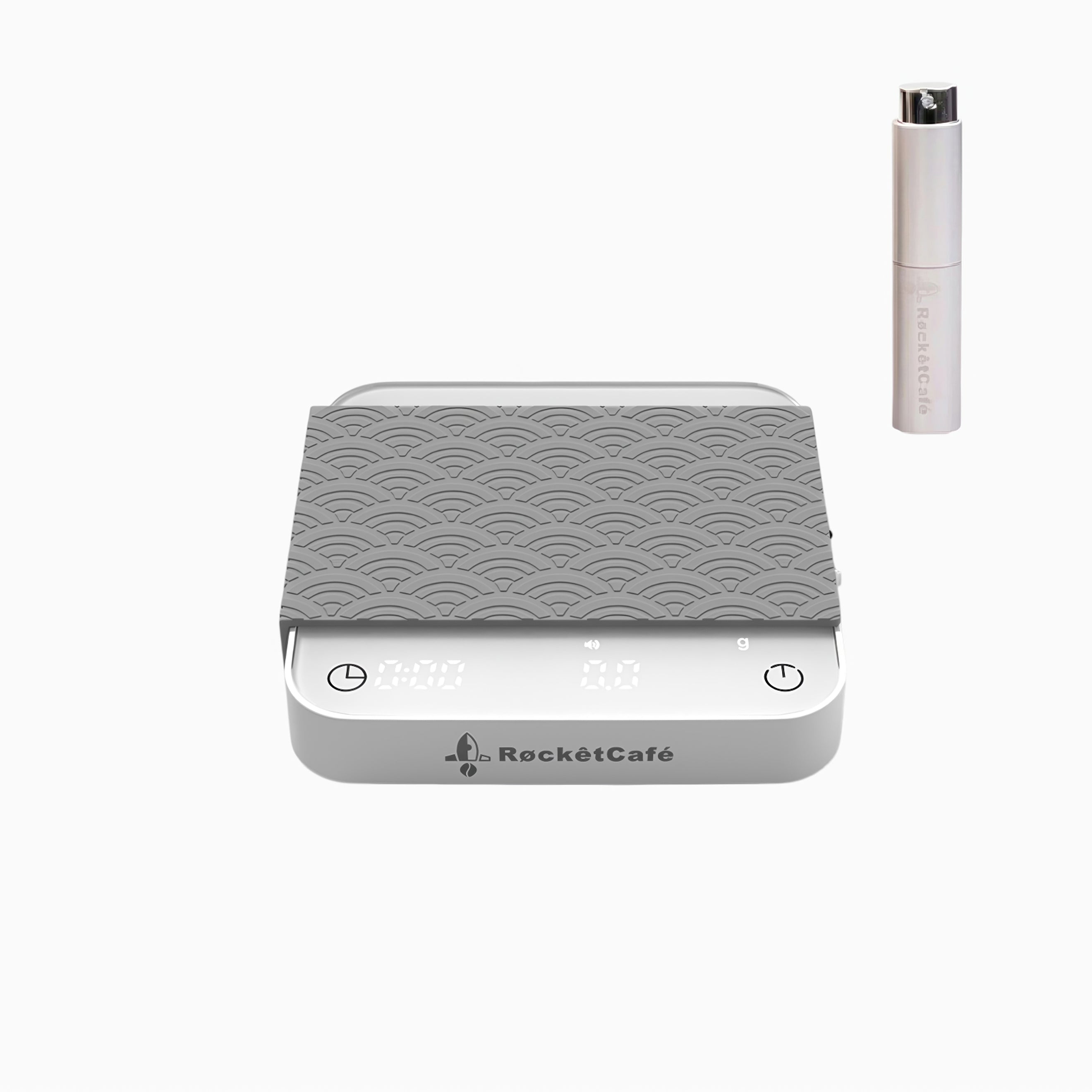 Rocket MiniPlus Digital Coffee Scale with Built-in Timer & Ratio Calculator - Perfect for Espresso, Pour Over, and Home Brewing
