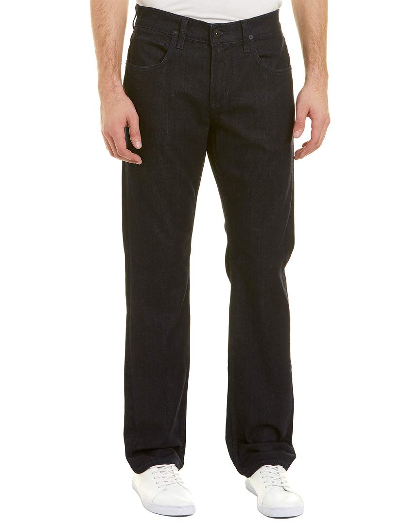 Hudson Jeans Blake Slim Straight Zip Fly Men's Denim Pants in Battle Royal Wash Size 34 | Premium Stretch Jeans for Casual Wear & Night Out