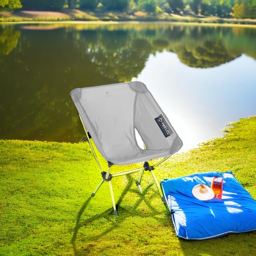 Helinox Chair Zero Ultralight Compact Camping Chair - Lightweight Portable Folding Chair for Backpacking, Hiking & Outdoor Adventures - Perfect for Camping, Beach, Picnics & Travel