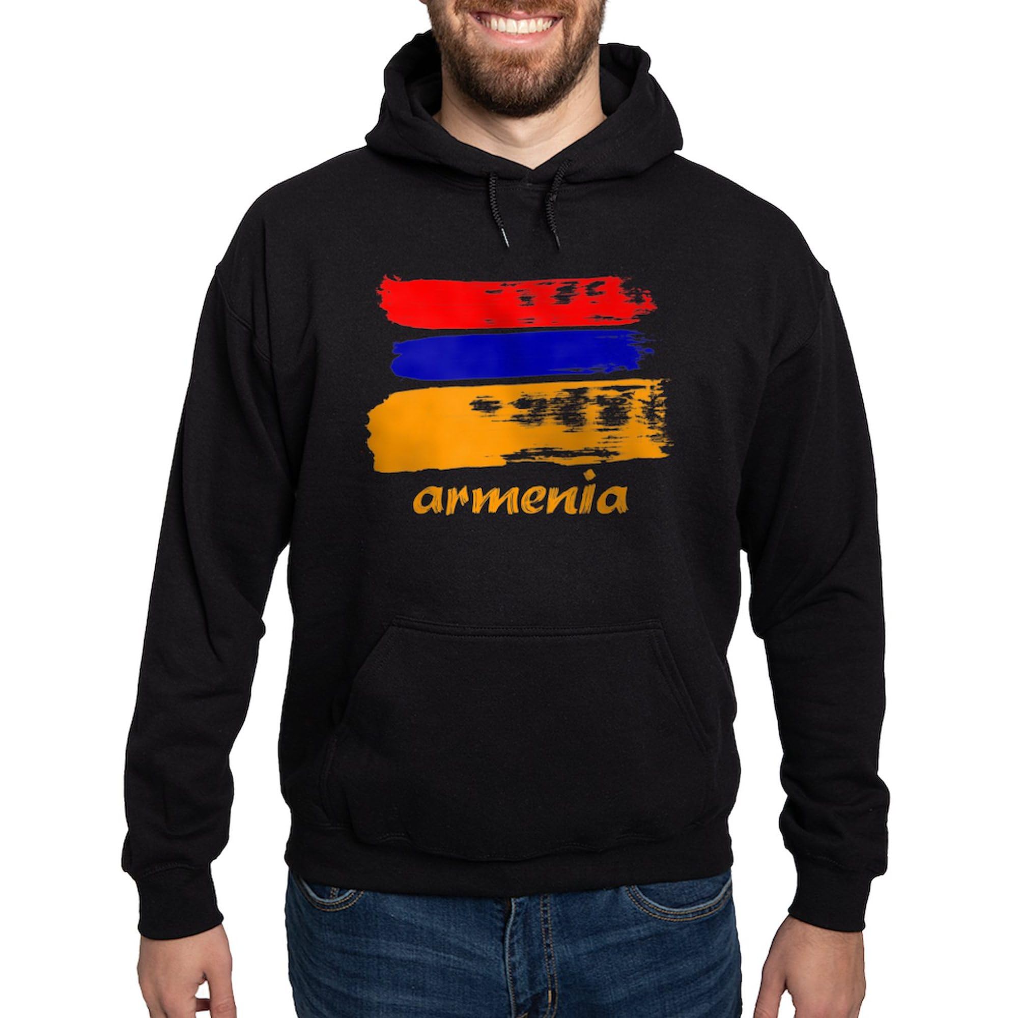 Armenia Hoodie for Men - Dark Regular Fit Pullover Sweatshirt | Comfortable & Stylish Casual Wear for Everyday Use, Travel & Outdoor Activities