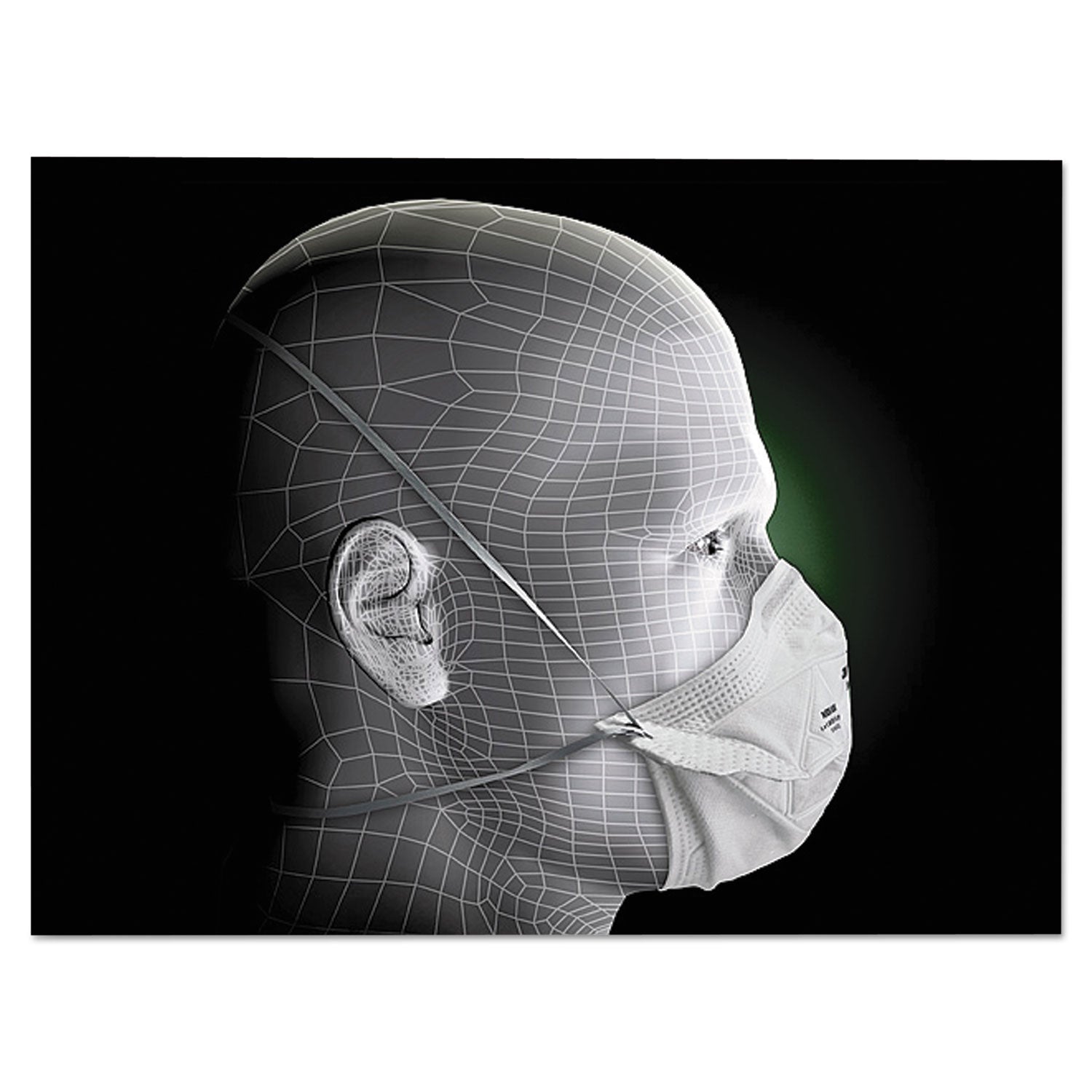 3M™ VFlex N95 Particulate Respirator Mask - Standard Size, 50-Pack - Dust Protection for Construction, Woodworking & DIY Projects