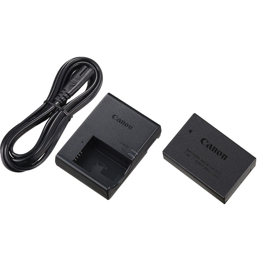 Canon LC-E17E Battery Charger & LP-E17 Battery Pack for Canon DSLR Cameras - Perfect for Travel, Photography, and Professional Shoots