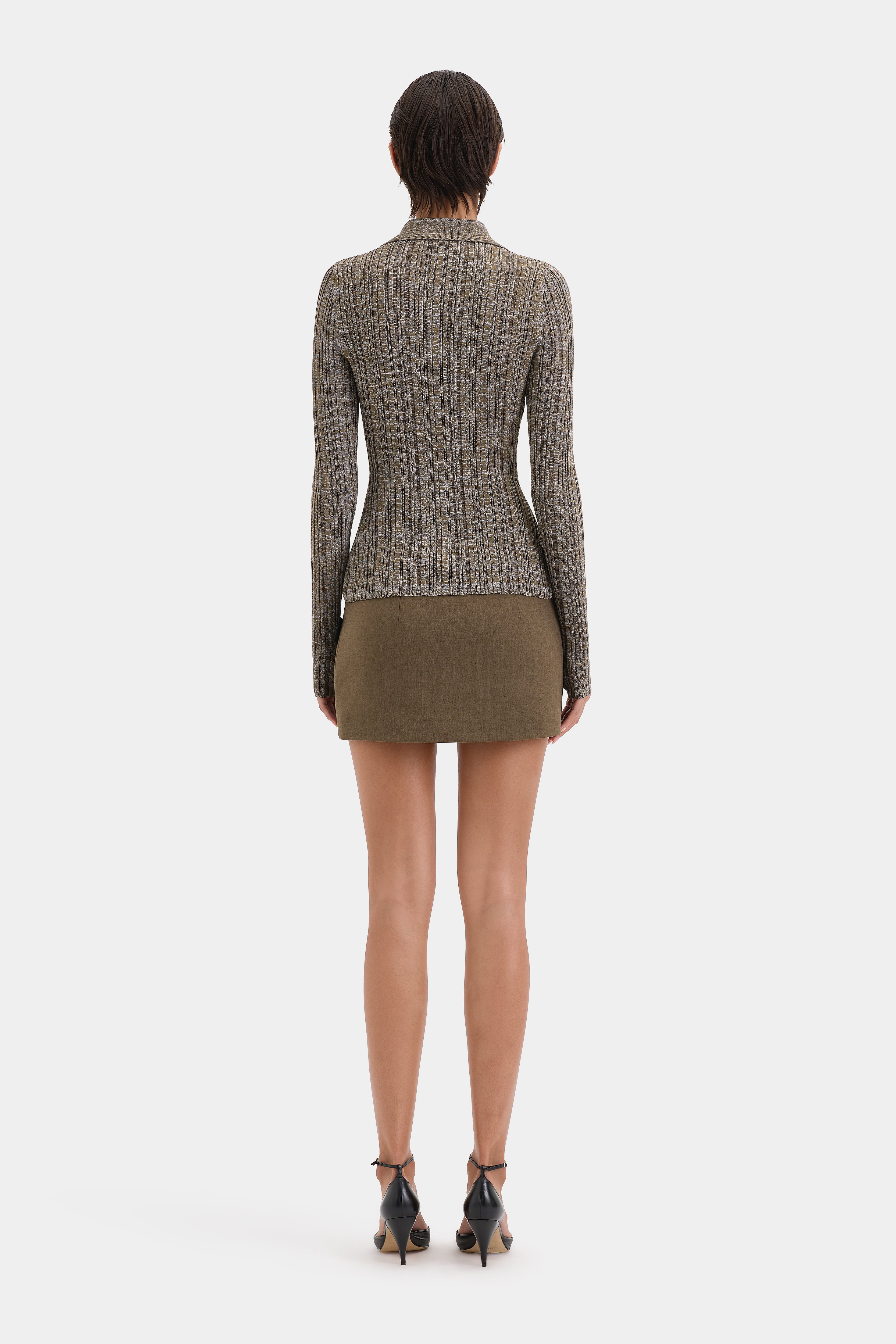 Vespri Knit Shirt for Women - Soft Comfortable Casual Tops - Perfect for Work, Travel & Everyday Wear