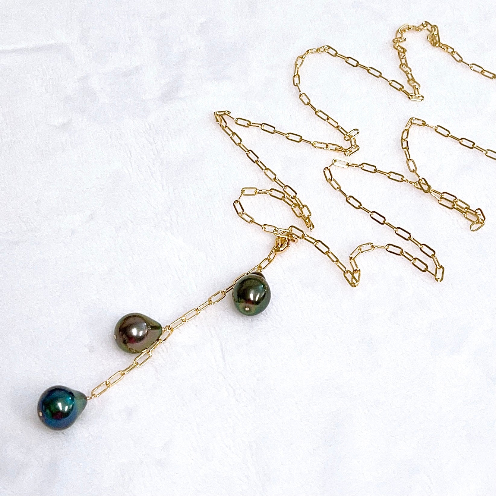 YOZA Tahitian Pearl Necklace (N416) - Elegant Jewelry for Women, Perfect for Weddings, Parties & Special Occasions