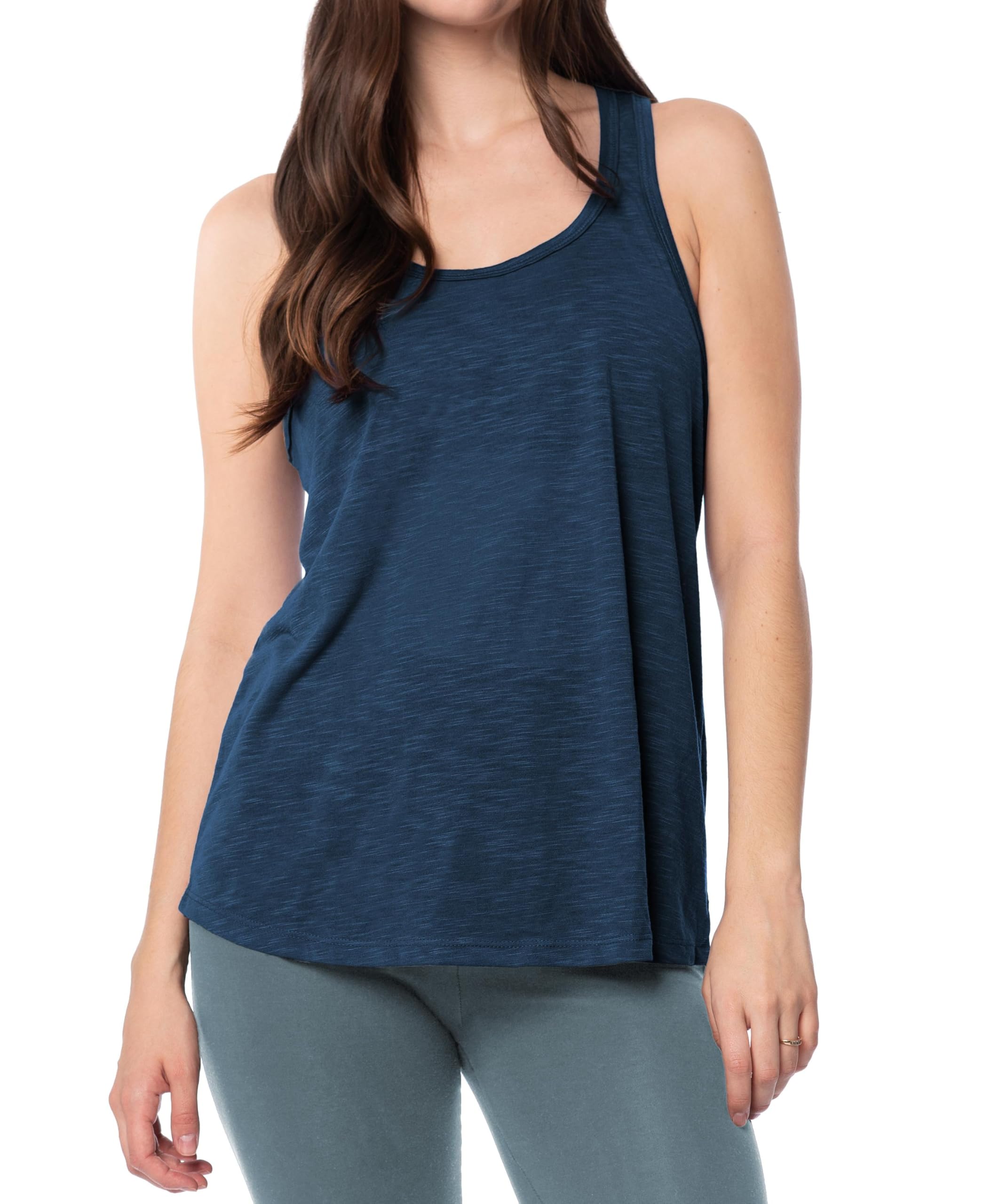 5 Pack Women's Flowy Burnout Racerback Tank Tops - Breathable Workout Tops for Yoga, Gym & Running | Comfortable Everyday Athletic Wear
