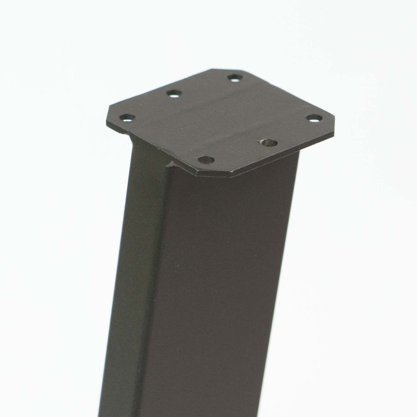Black Powder Coated SS960 Angled End Table Legs 56cm Height - Set of 4 Metal Furniture Legs for DIY Coffee Table, Sofa Side Table & Home Decor Projects