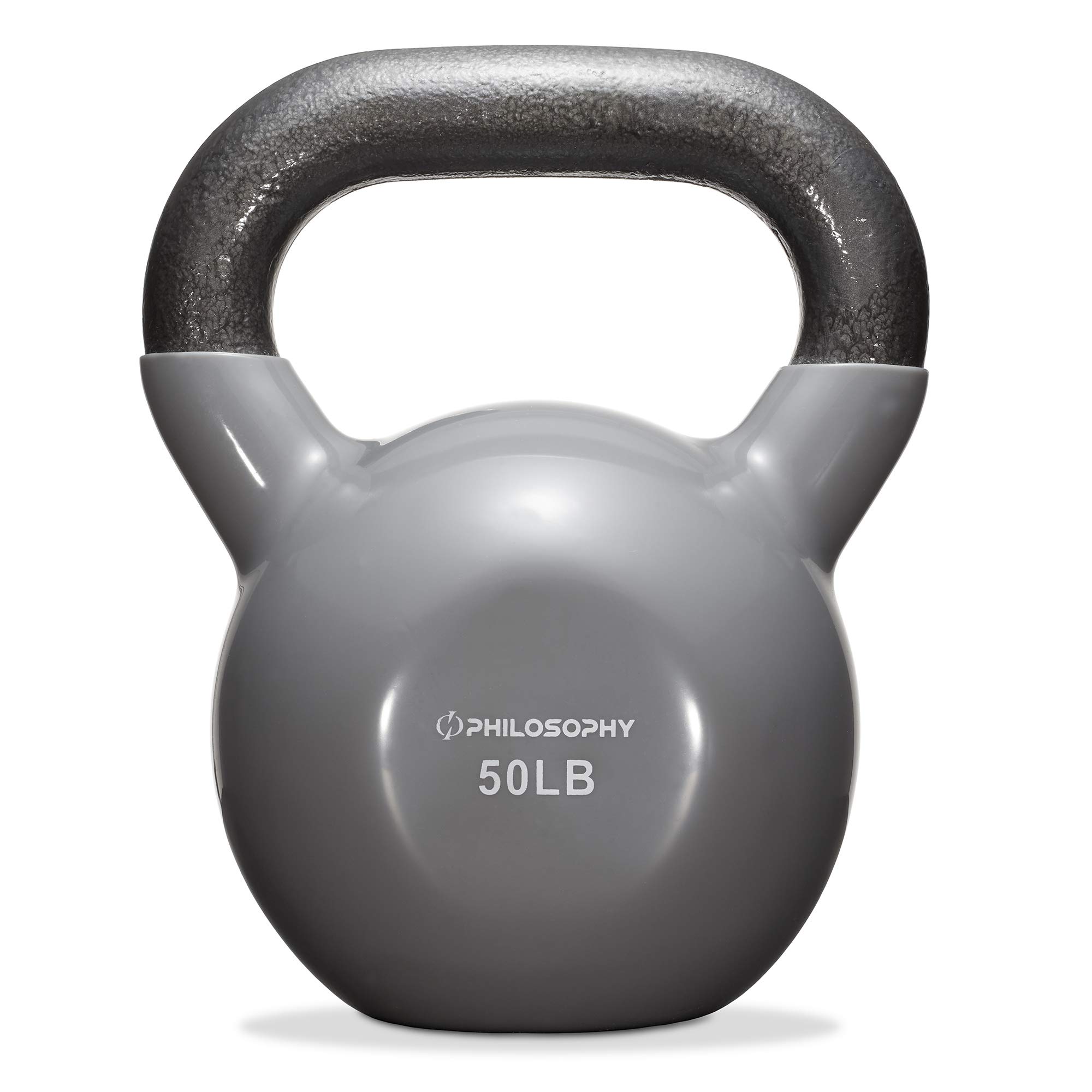 Premium Vinyl Coated Cast Iron Kettlebell Weights for Home & Gym Workouts - Strength Training Equipment for CrossFit, HIIT & Functional Fitness