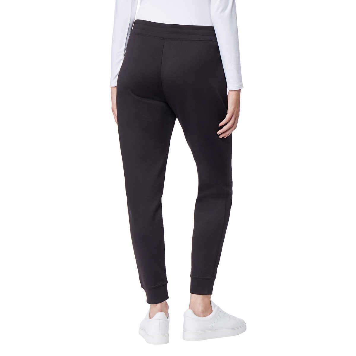 32 Degrees Heat Women's Tech Fleece Jogger Pants - Soft Thermal Winter Running Pants for Women, Warm Fleece-Lined Workout Leggings - Perfect for Yoga, Gym, Lounge & Cold Weather Activities