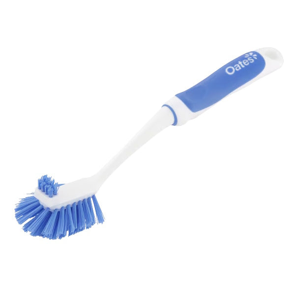 Oates DuraFresh Radial Soft Grip Dish Brush - Long-Lasting Kitchen Scrubber for Pots, Pans & Dishes - Perfect for Daily Dishwashing & Tough Stain Removal