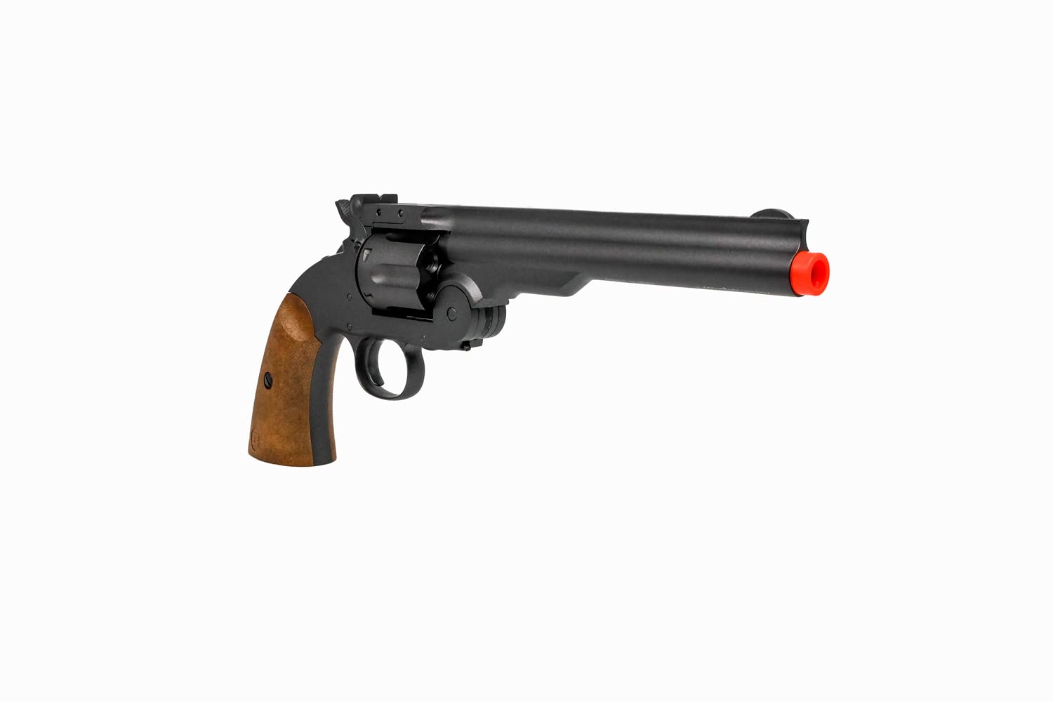Schofield BB Gun Airsoft Revolver Replica - CO2 Powered Air Gun for Adults | 6-Shot Capacity | Outdoor Target Practice & Backyard Shooting Fun