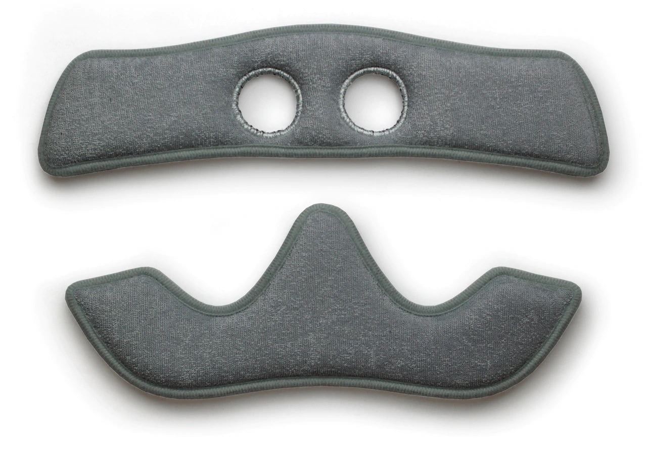S1 Lifer Helmet Replacement Wide Terry Cloth Liner - Grey | Comfortable & Washable Helmet Padding for Motorcycle, Bike & Snow Sports | Perfect for Long Rides & Outdoor Adventures