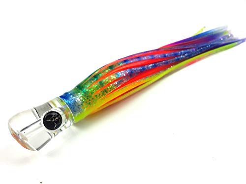 Clear-Faint Blue Bars Yellow Vein/ Rainbow