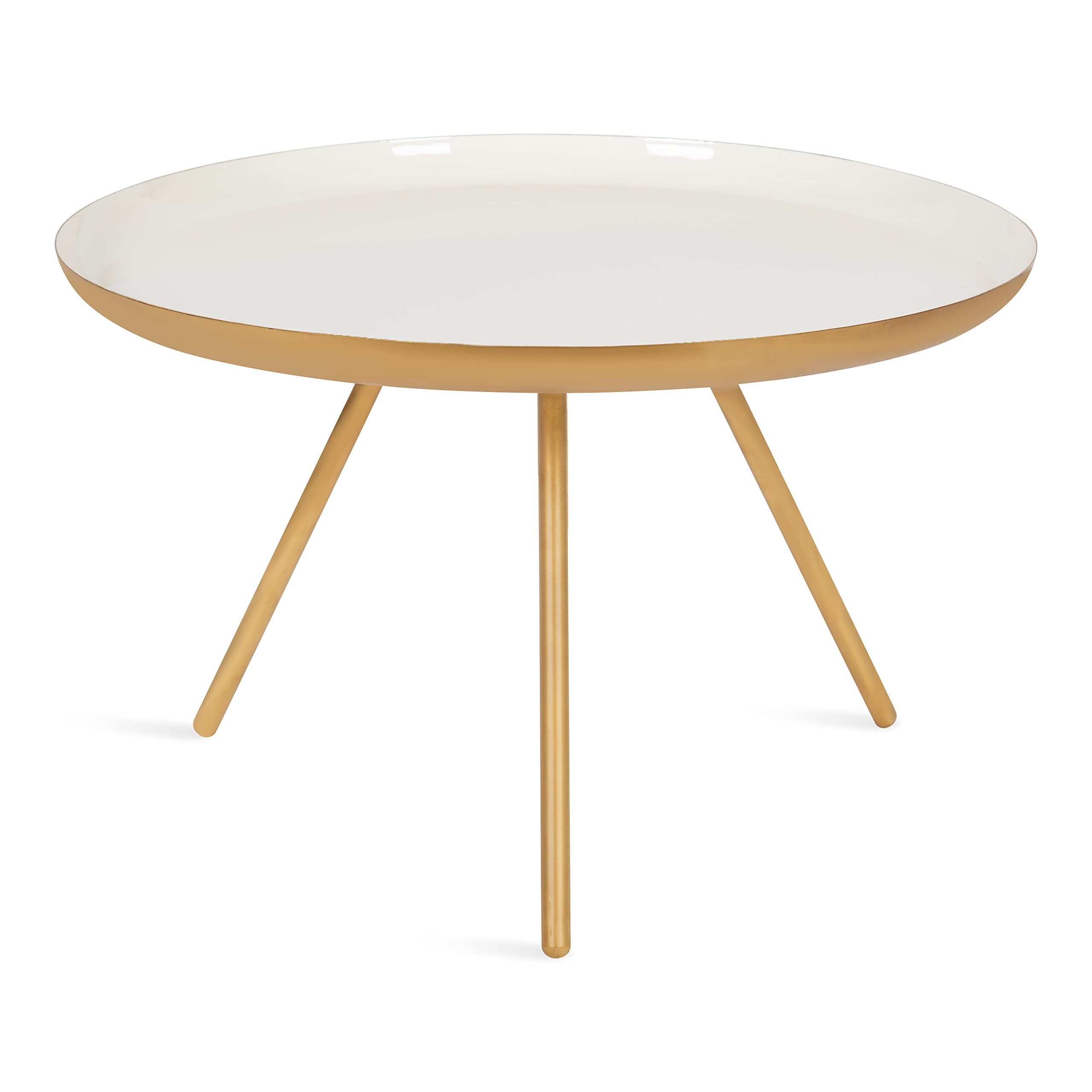 Kate & Laurel Laranya Modern Metal Coffee Table - 25