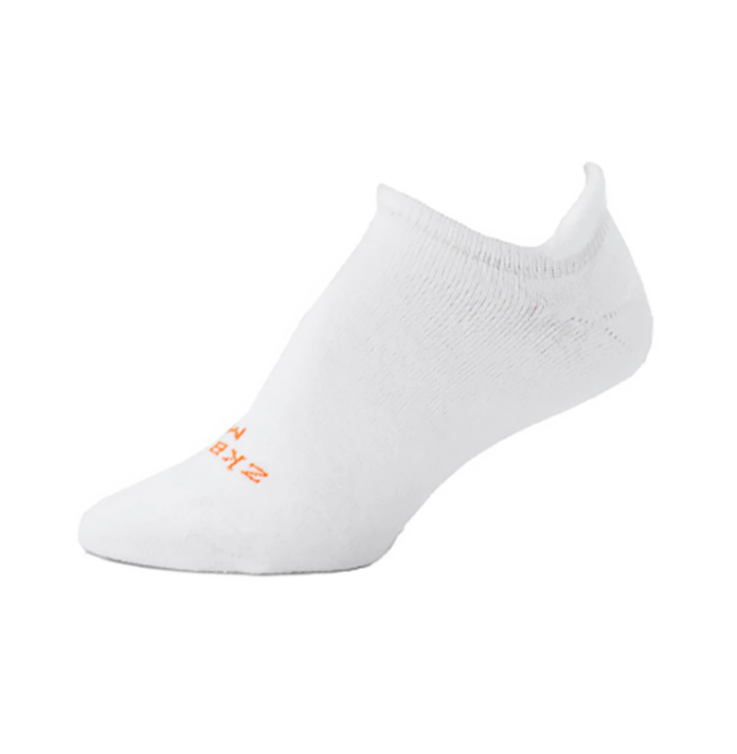 Zkano Ridge No Show Socks - Breathable Invisible Liner Socks for Men & Women - Perfect for Sneakers, Loafers & Dress Shoes - White