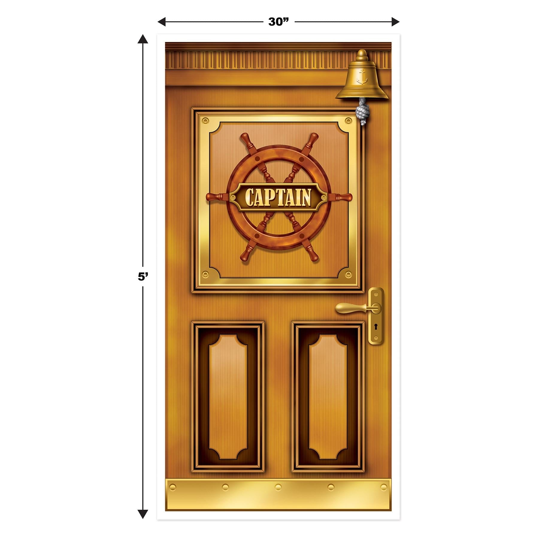 12 Pack Beistle Cruise Ship Party Door Covers - Fun Nautical Decorations for Cruise Ship, Beach & Ocean Themed Parties, Birthdays & Events