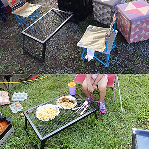 Foldable Camping Grill Gate - Portable BBQ Grill Grate for Outdoor Cooking, Campfire, Picnics & Backpacking | Perfect for Camping, Hiking, and Mountaineering Adventures