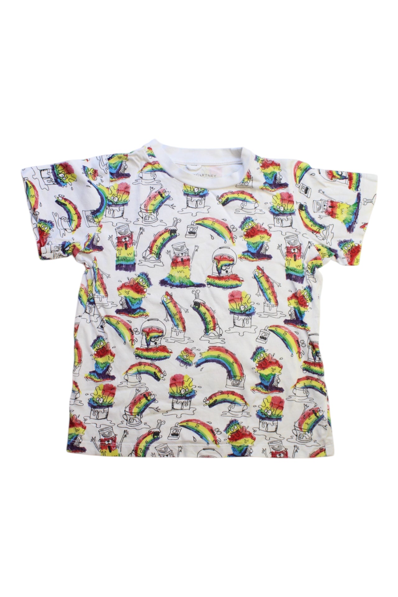 Adidas By Stella McCartney Graphic Short Sleeve T-Shirt for Girls 6T - Stylish Kids Casual Tee for Everyday Wear & Playdates