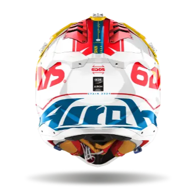 Airoh Aviator 3 Six Days 2024 Limited Edition Motorcycle Helmet - Lightweight DOT Certified Off-Road Motocross Helmet for Dirt Bike & Adventure Riding - Perfect for Enduro, Trail & MX Racing