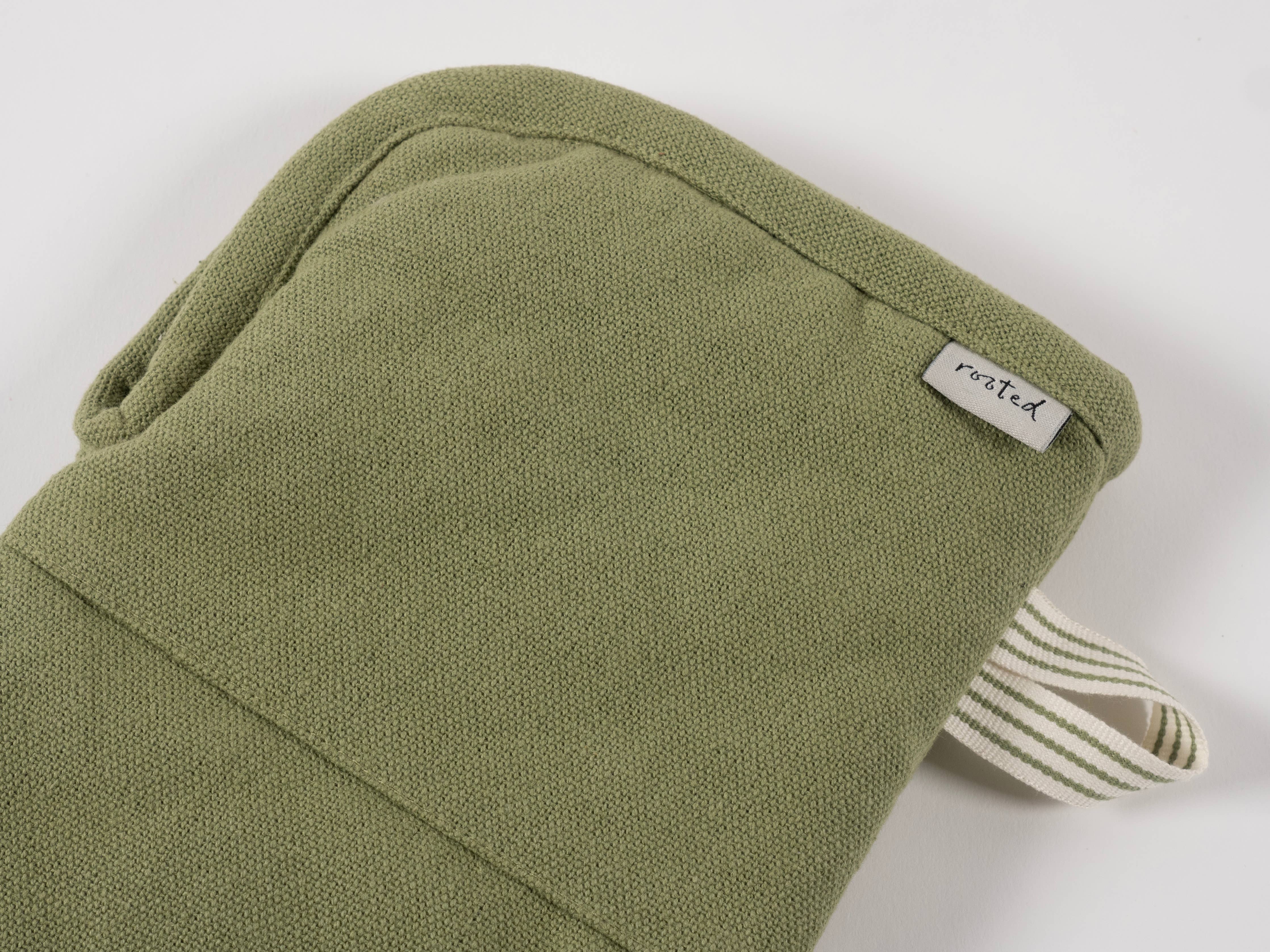 KAF Home Rooted Sustainable Oven Mitt 13x7 Inches - Heat Resistant Kitchen Glove for Baking, Cooking & Grilling - Eco-Friendly & Durable Oven Mitts for Home Chefs