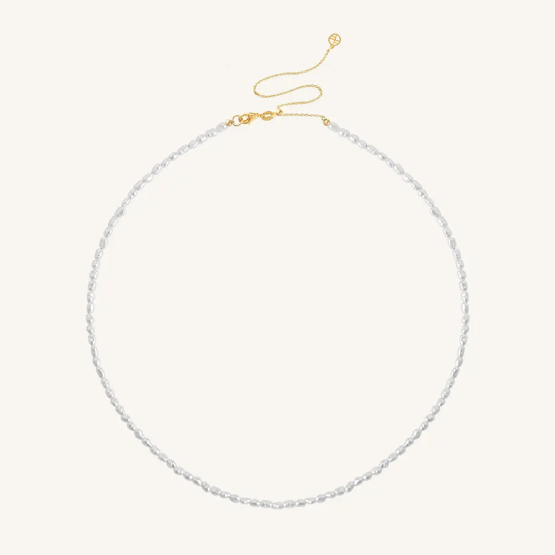 Peggy Pearl Necklace with Stone of Potential - Elegant Jewelry for Women, Perfect for Weddings, Parties & Special Occasions