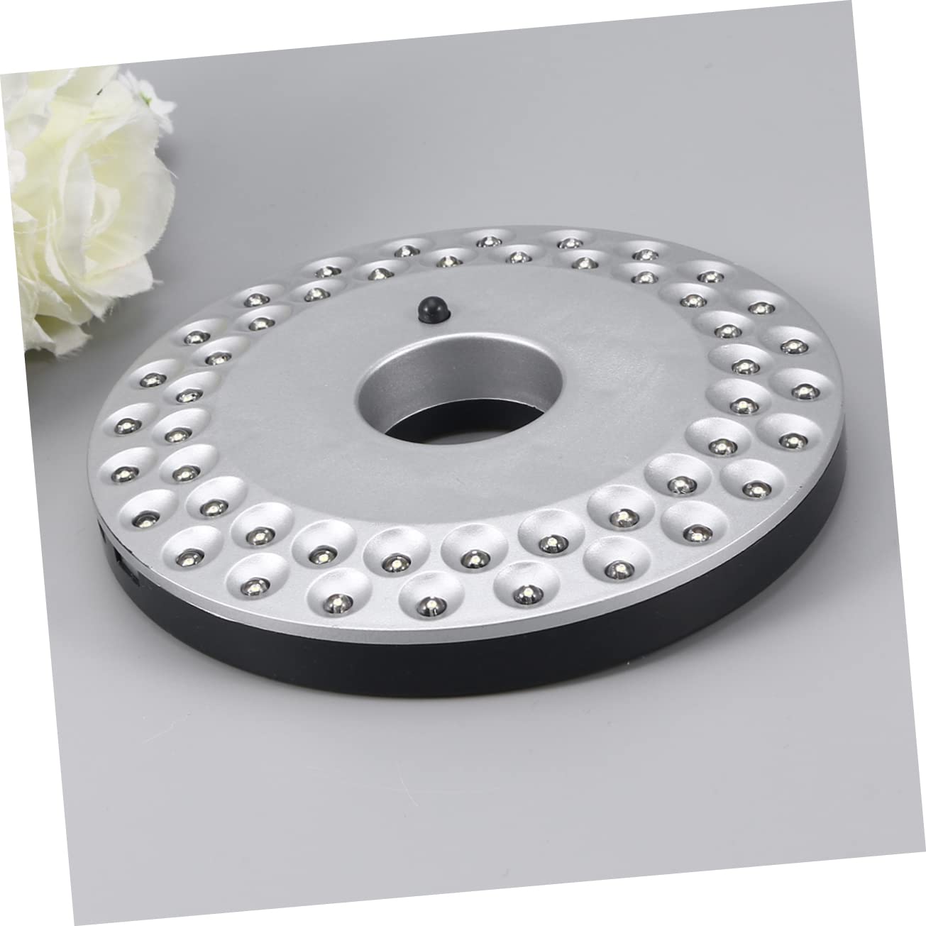 48 LED Camping Tent Light - Waterproof Outdoor Umbrella Pole Light with Hanging Hook, Portable Round Disc Lantern for Camping, Patio, Garden, Backyard & Picnic - Perfect for Nighttime Illumination and Outdoor Activities