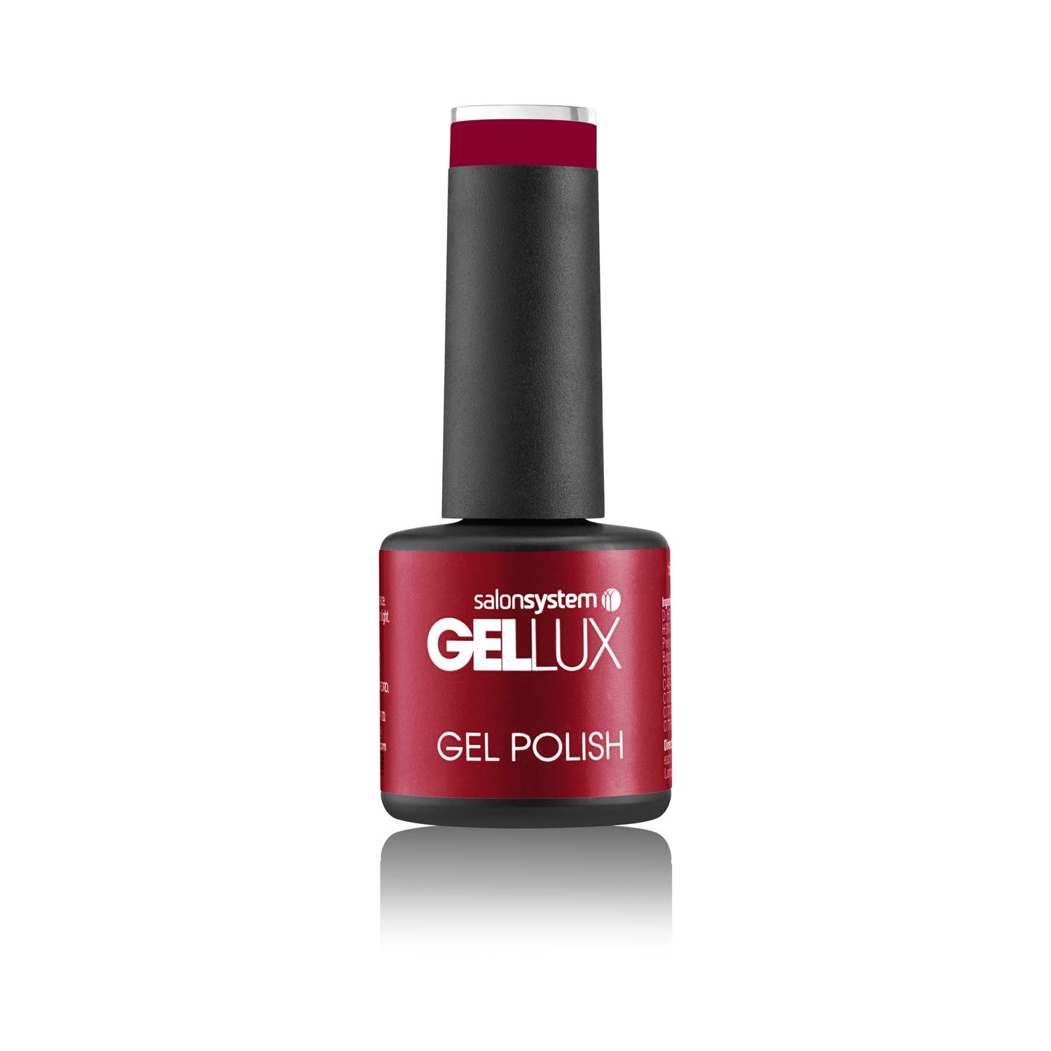 Salon System Gellux Mini Gel Polish - Chilli Pepper Red 8ml | Long-Lasting Nail Lacquer for Home & Professional Manicures