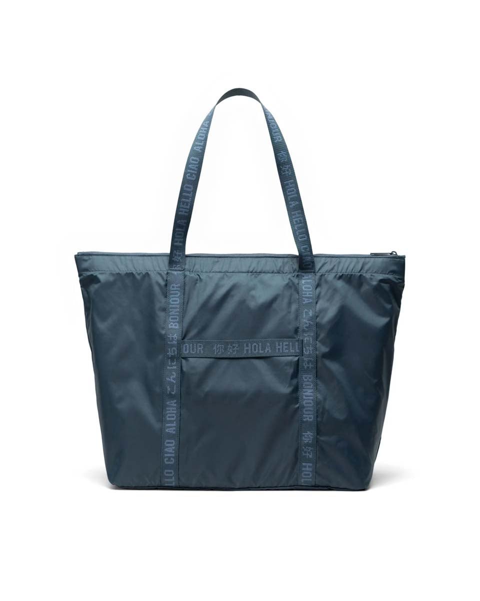 Herschel Portland Packable Tote Bag - Waterproof Lightweight Travel Tote for Women & Men, Orion Blue - Perfect for Beach, Gym, Shopping & Daily Commute