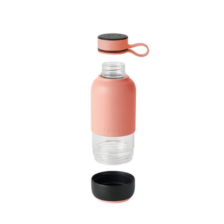 600ml Coral Insulated Water Bottle - Leak Proof, BPA Free Stainless Steel Thermos for Gym, Hiking & Travel - Keeps Drinks Hot/Cold for 24 Hours