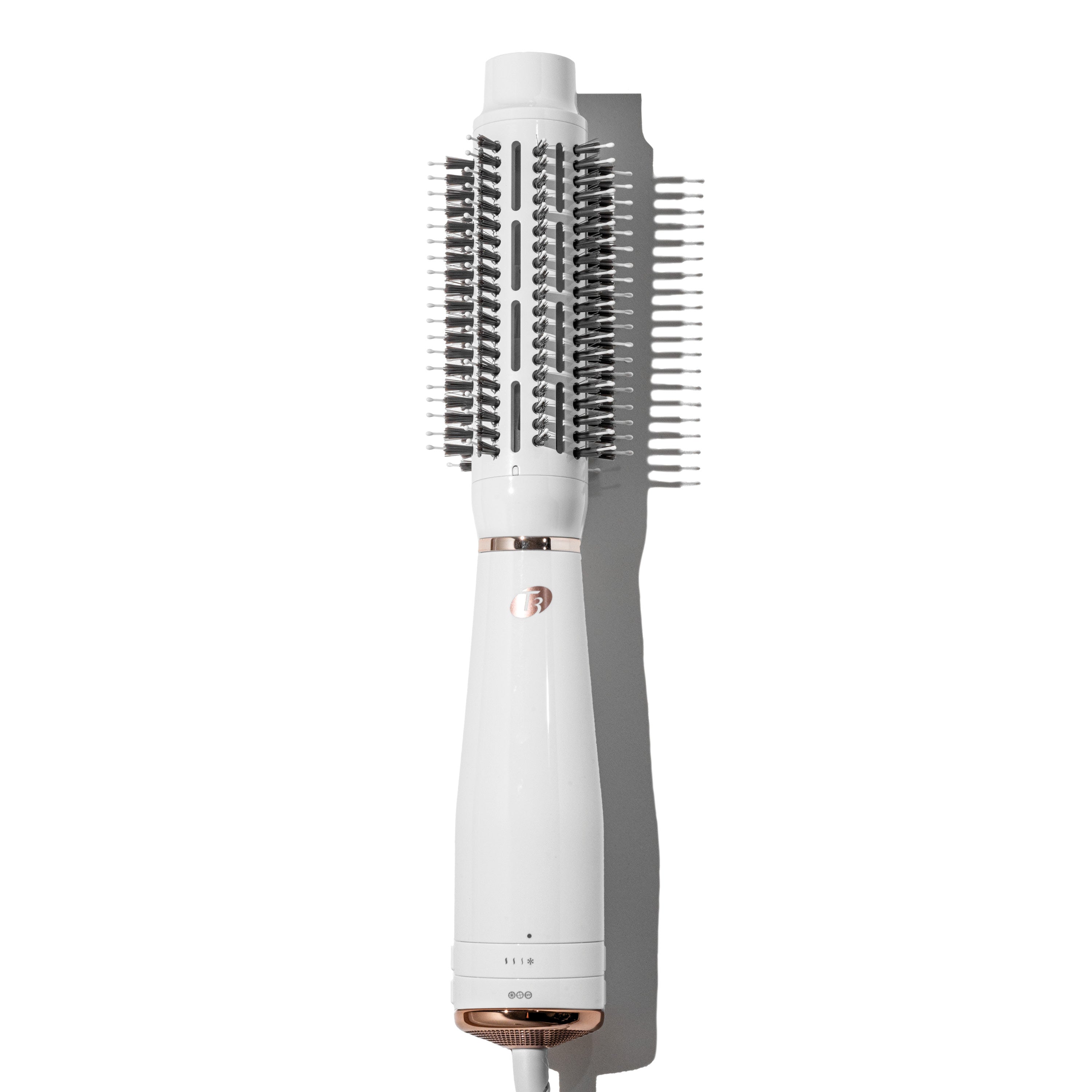 T3 AireBrush Round Hair Dryer - Professional Ionic Blow Dryer for Smooth & Shiny Hair - Perfect for Home & Salon Use