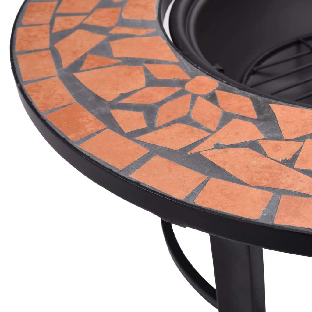 Outdoor Fire Pit with Tripod Stand - 26.8