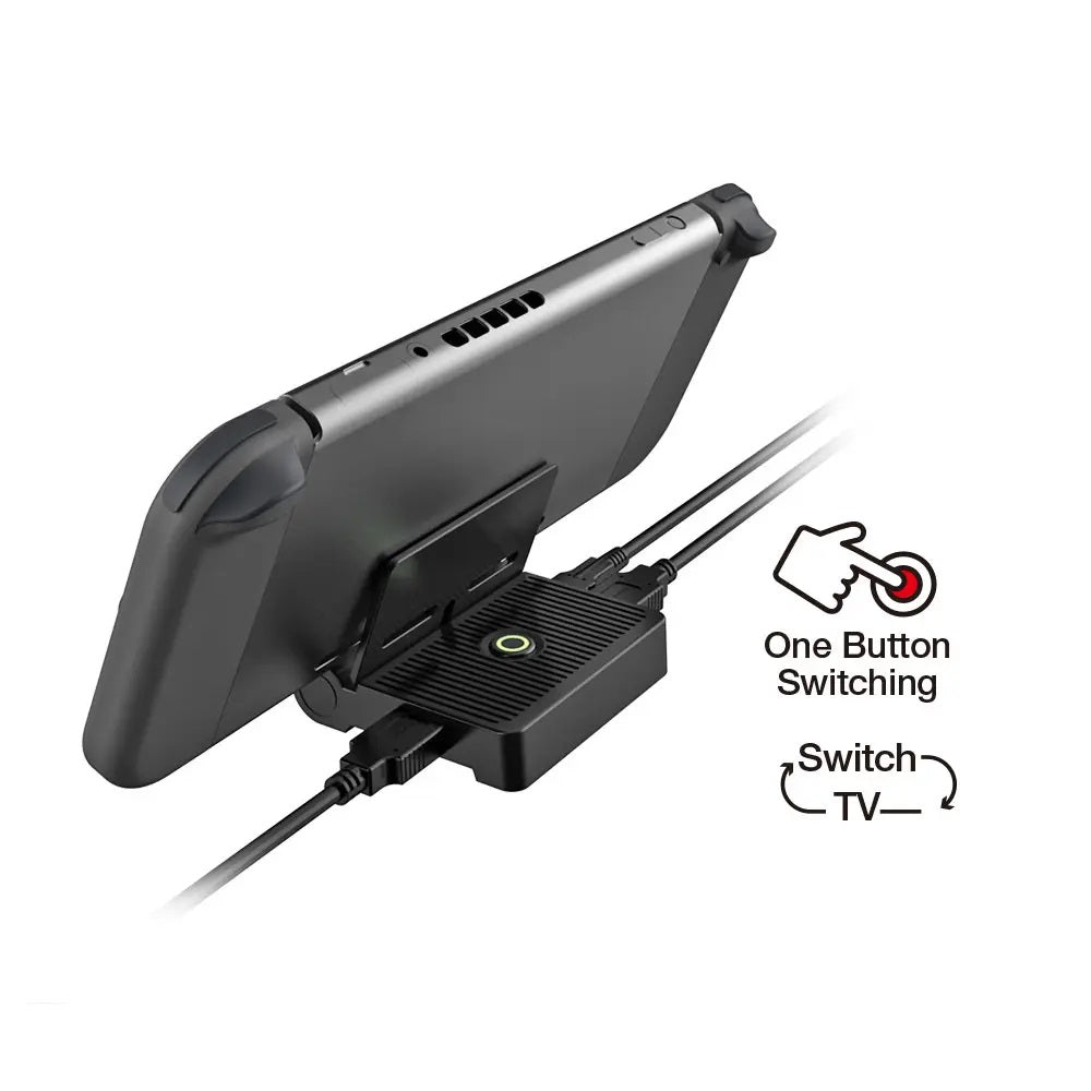 Original Nintendo Switch Dock - Fast Charging & 4K HDMI Output for Gaming & TV Mode | Perfect for Home Entertainment & Travel