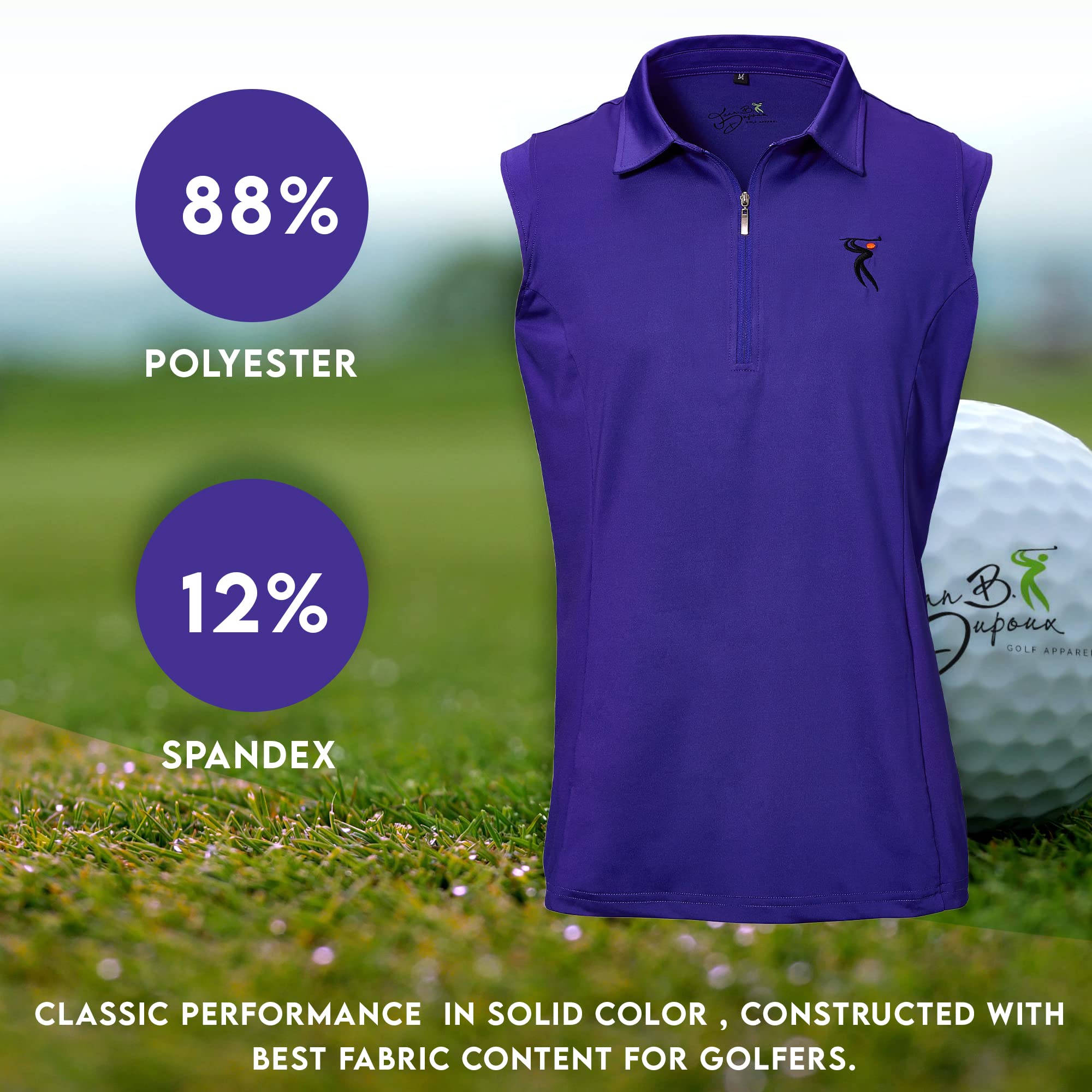 Women's French Cut Short Sleeve Golf T-Shirt - Comfortable Athletic Top with Free Golf Hat | Perfect for Golfing, Tennis & Casual Wear